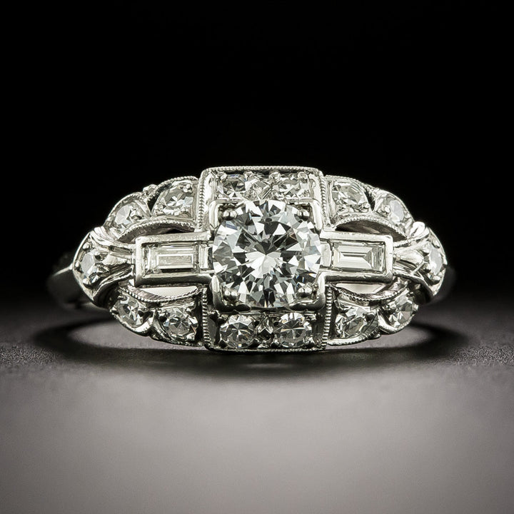 Art Deco Diamond Ring by Granat Brothers