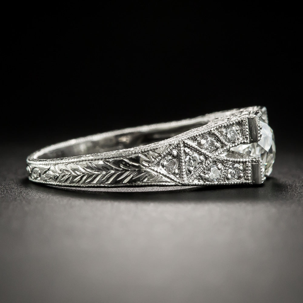 Art Deco-Inspired 1.04 Carat Diamond Engagement Ring - GIA I I1 - 3