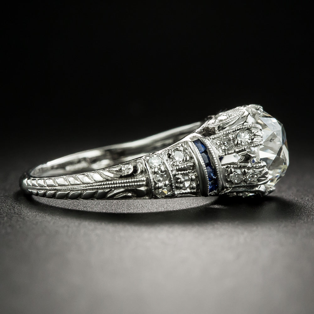 Art Deco-Inspired 1.73 Carat Diamond Engagement Ring - GIA  I SI2 - 3