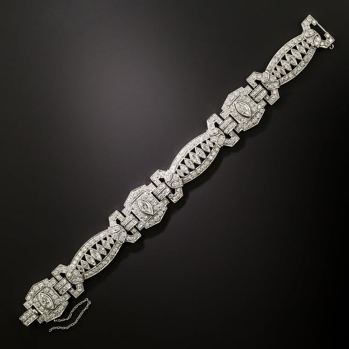 Art Deco Marquise Diamond Bracelet