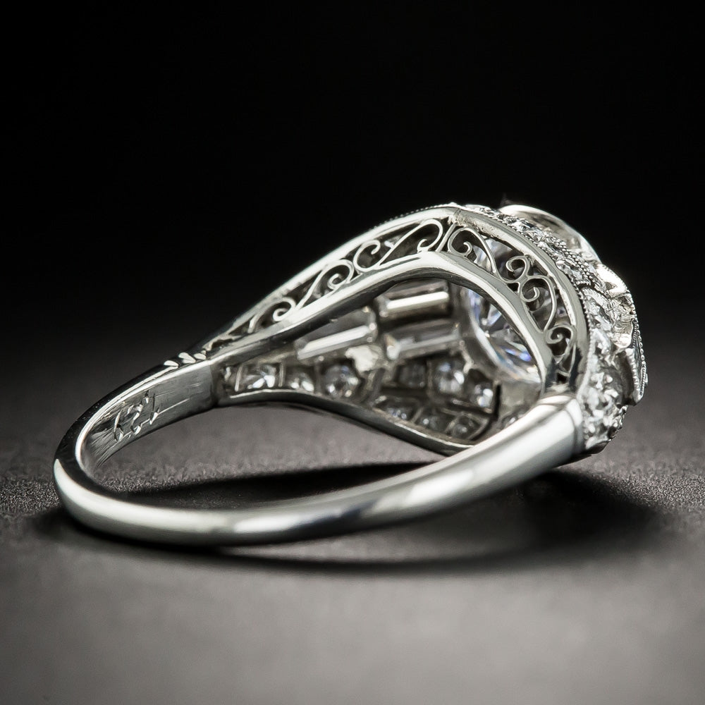 Art Deco-Style 1.29 Carat Diamond Ring - GIA  D SI2 - 4