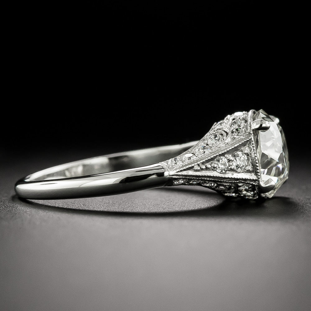 Art Deco-Style 2.11 Carat Diamond Ring - GIA  K VS1 - 3