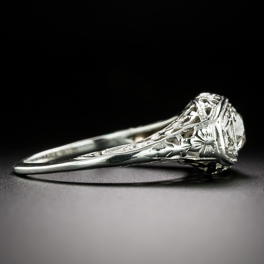 Art Deco Three-Stone Diamond Ring - 8
