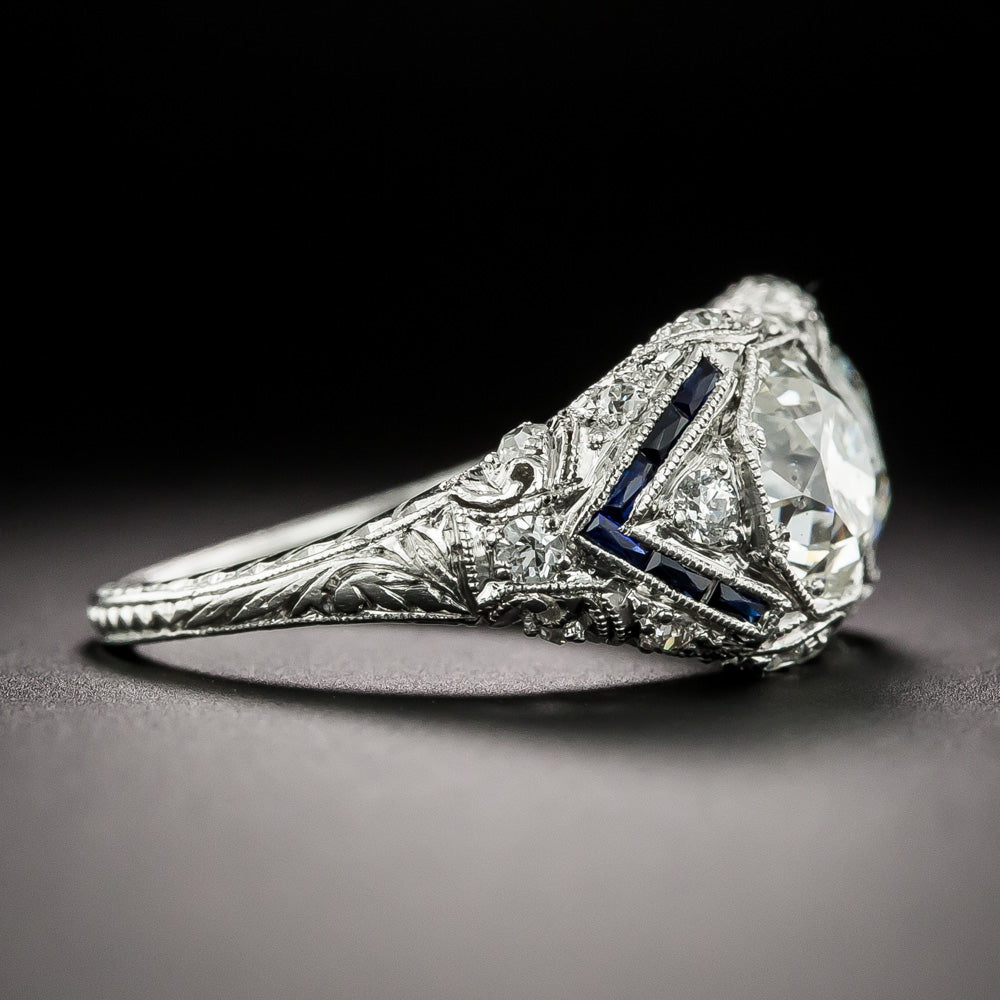 Art Deco Toi et Moi Diamond Ring - GIA - 3