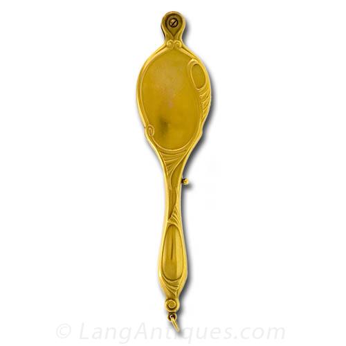 Art Nouveau 18K Lorgnette by Carter & Gough - 3