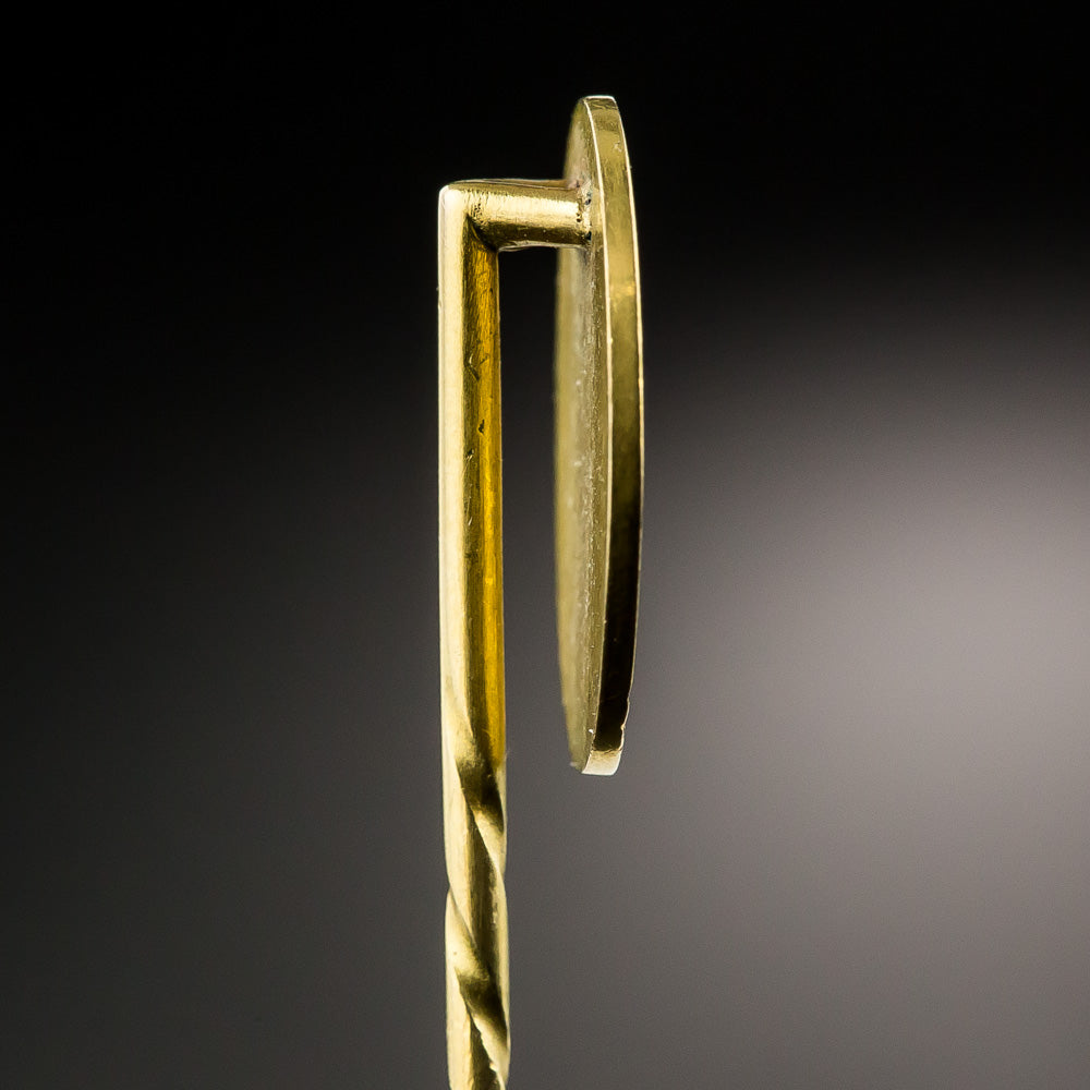 Art Nouveau Enamel Brunhilde Stickpin - 8