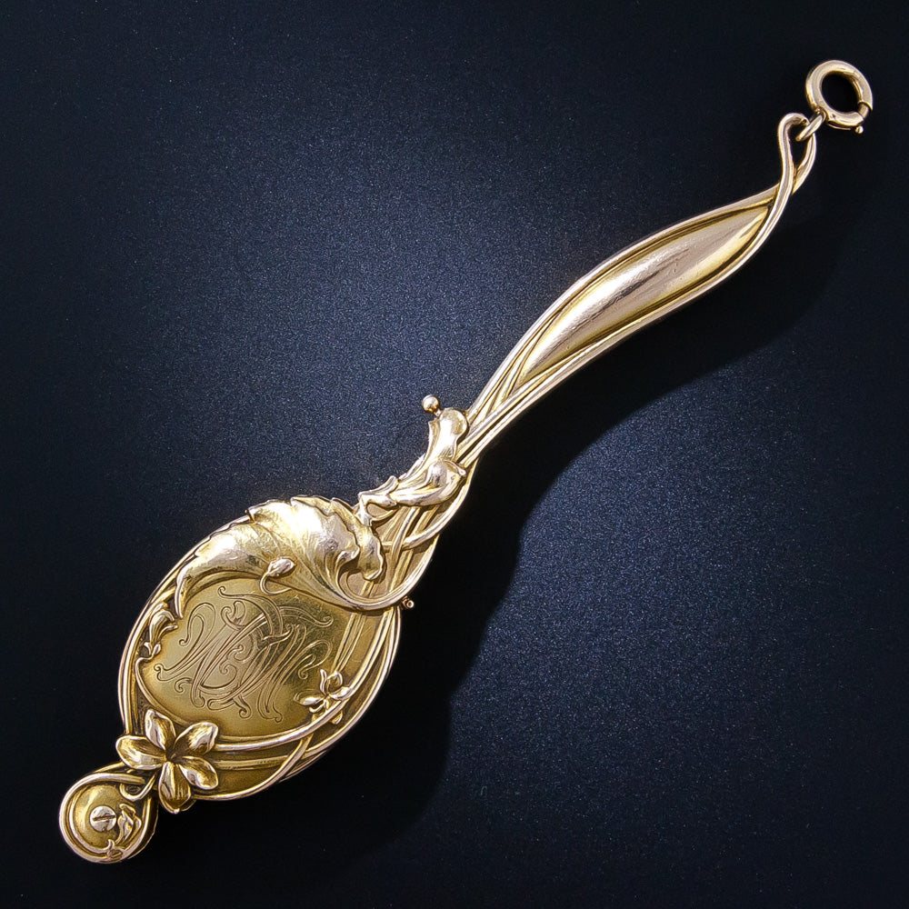Art Nouveau Floral Lorgnette by Krementz - 7