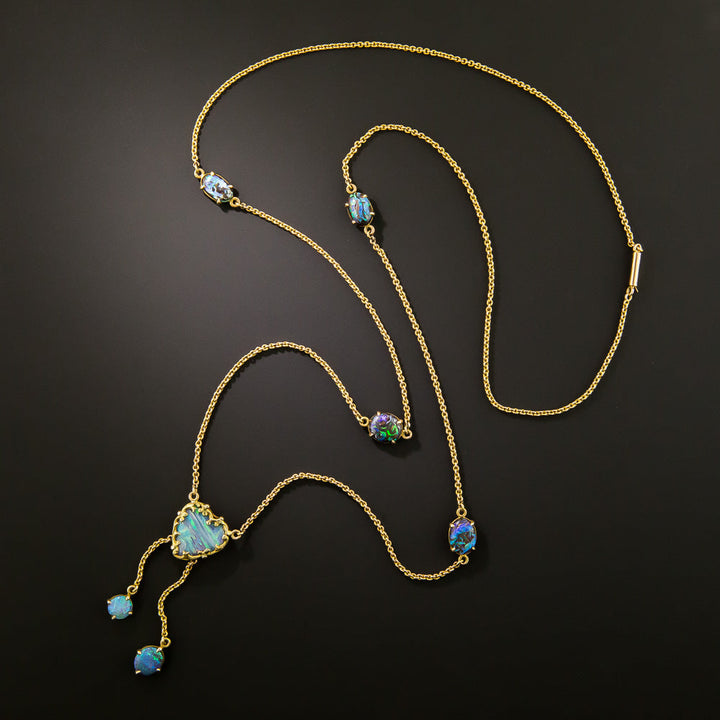 Art Nouveau Opal Négligée Necklace