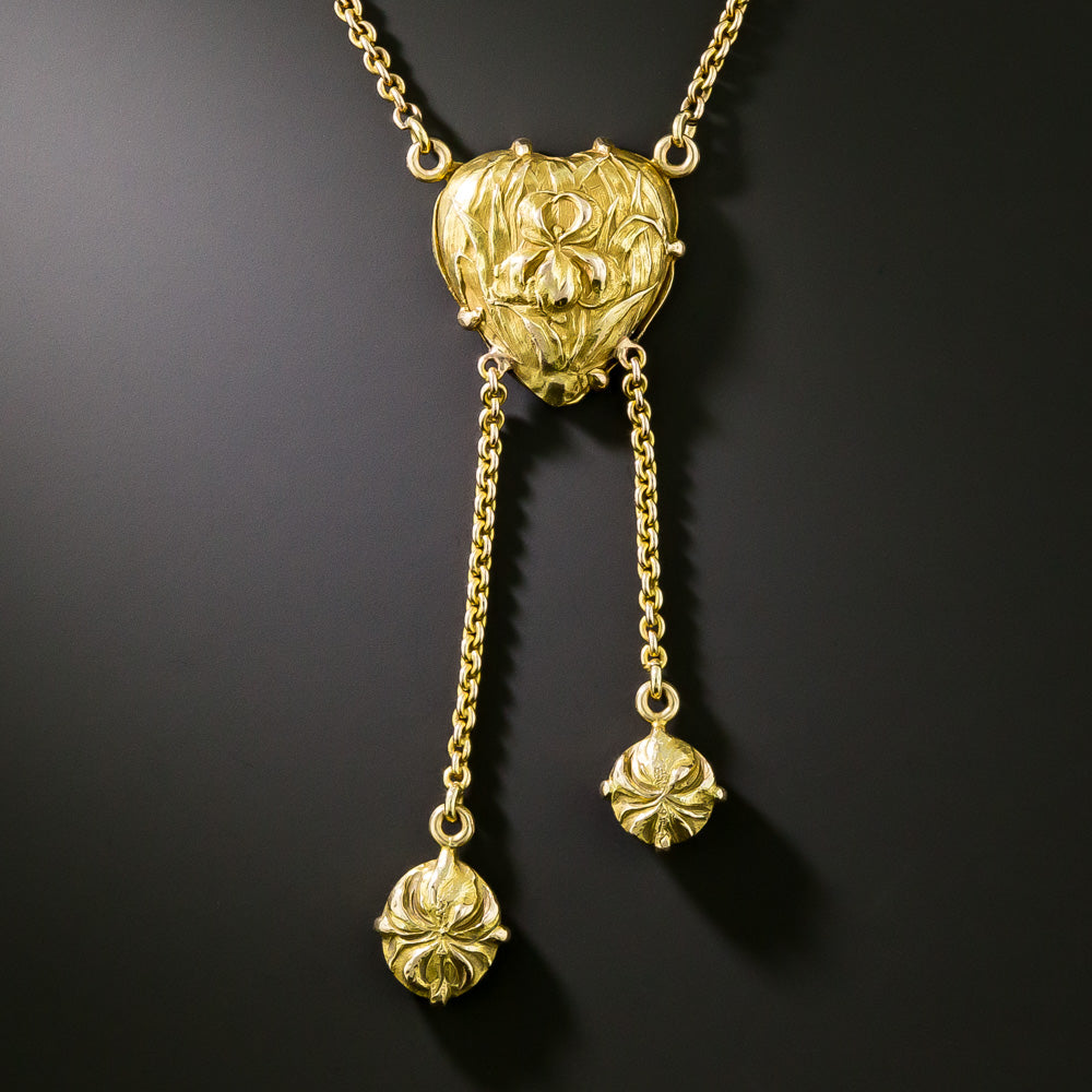 Art Nouveau Opal Négligée Necklace - 5