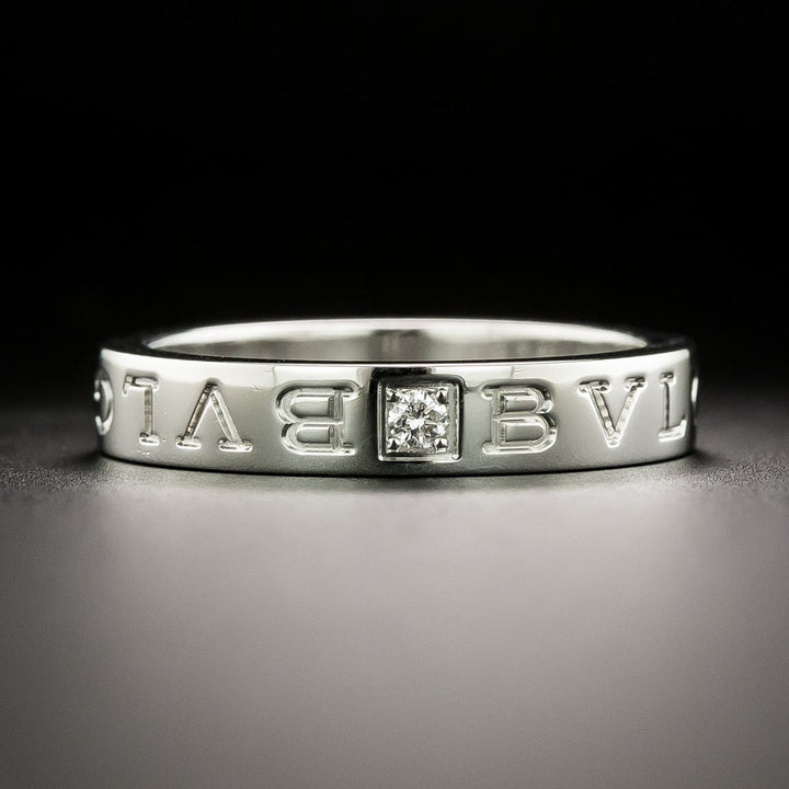Bulgari Estate 18K Wedding Band, Size 8 1/4