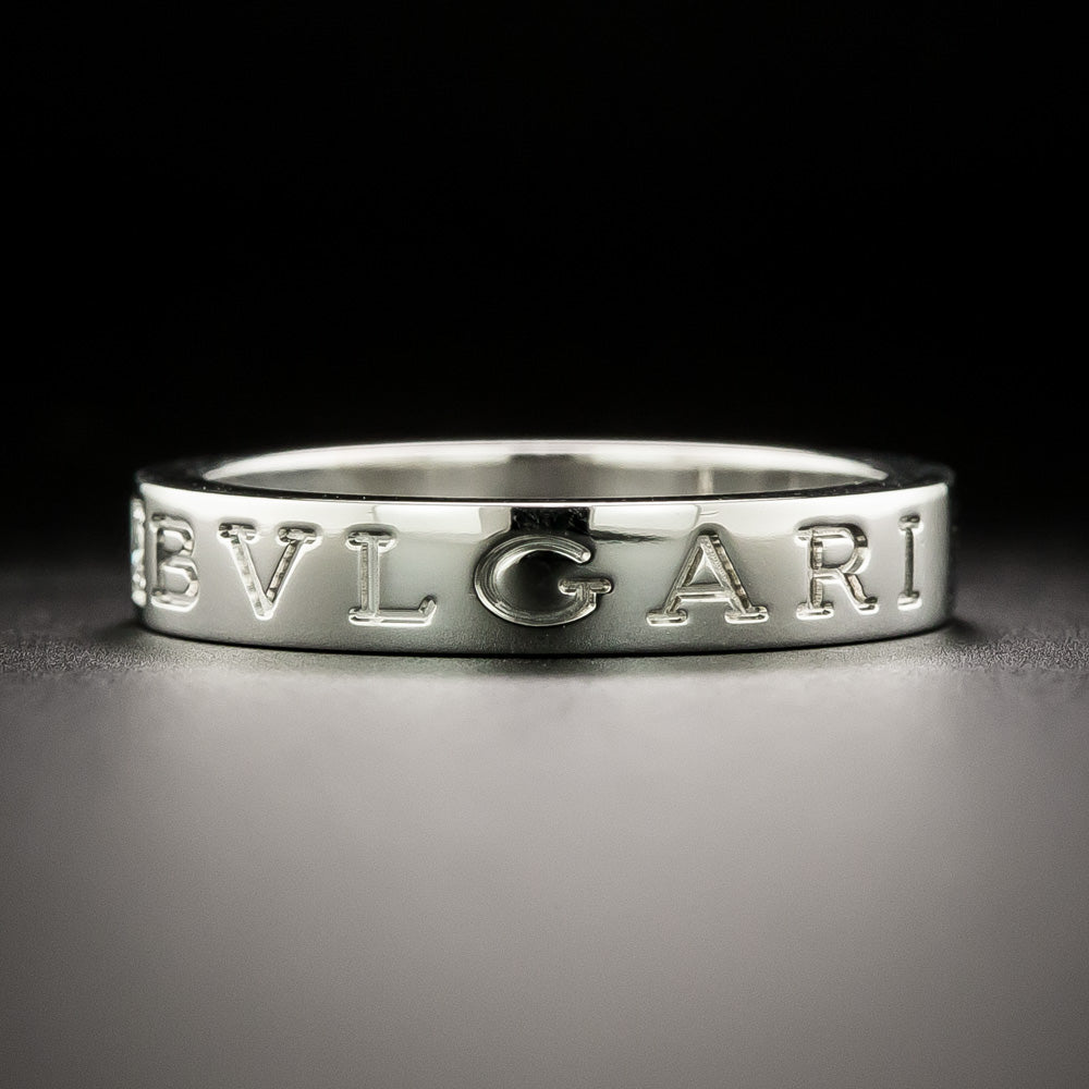Bulgari Estate 18K Wedding Band, Size 8 1/4 - 6