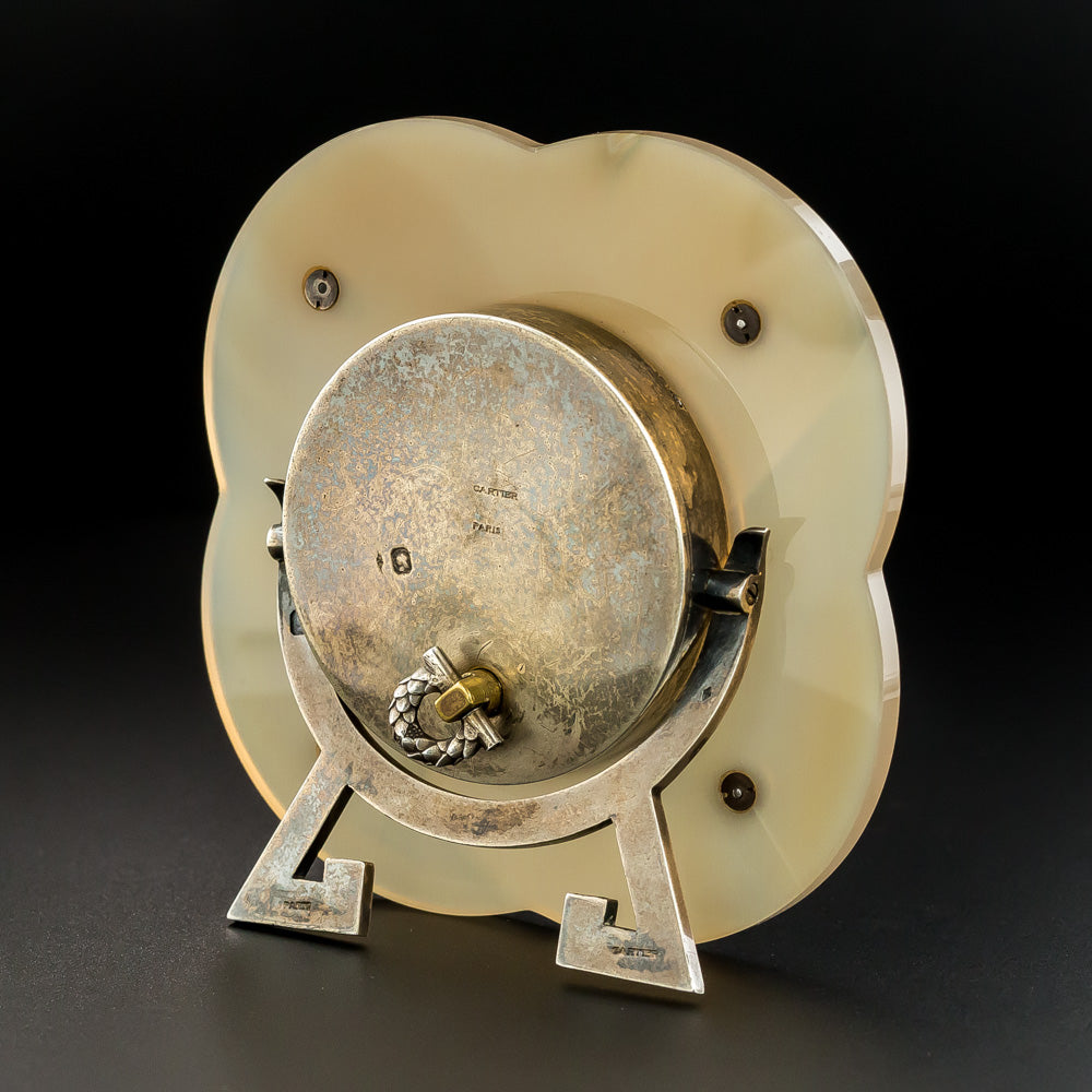 Cartier Art Deco Agate Table Clock - 6