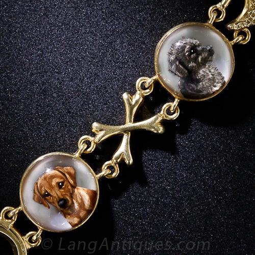 Circa 1900 Sporting Life Essex Crystal Bracelet - 5