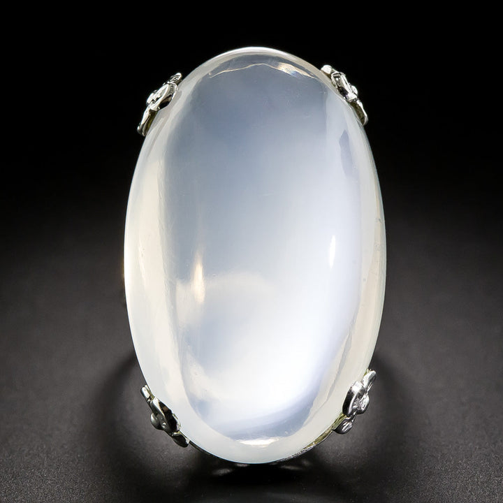 Colossal Art Deco Moonstone Ring