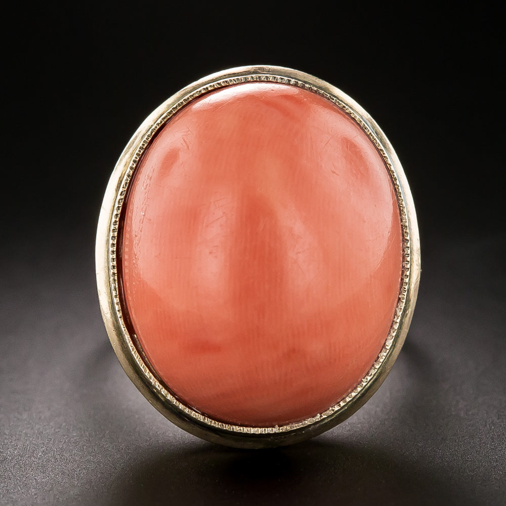Early 20th Century Coral Ring - 2