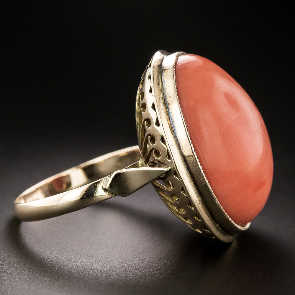 Early 20th Century Coral Ring - 3