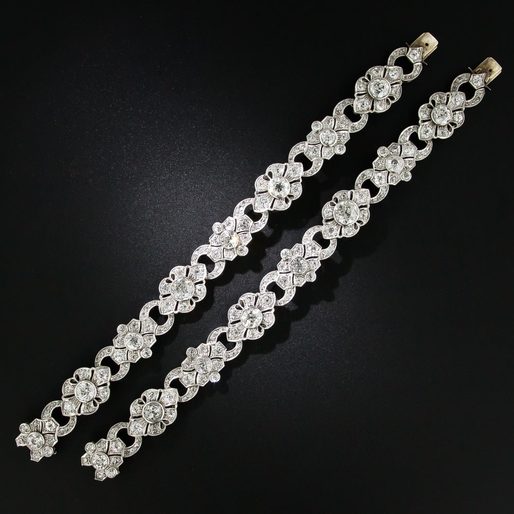 Early-Art Deco Bracelets and Choker Necklace   - 9