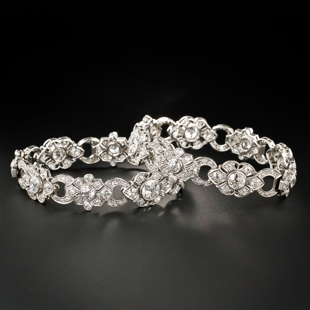 Early-Art Deco Bracelets and Choker Necklace   - 10