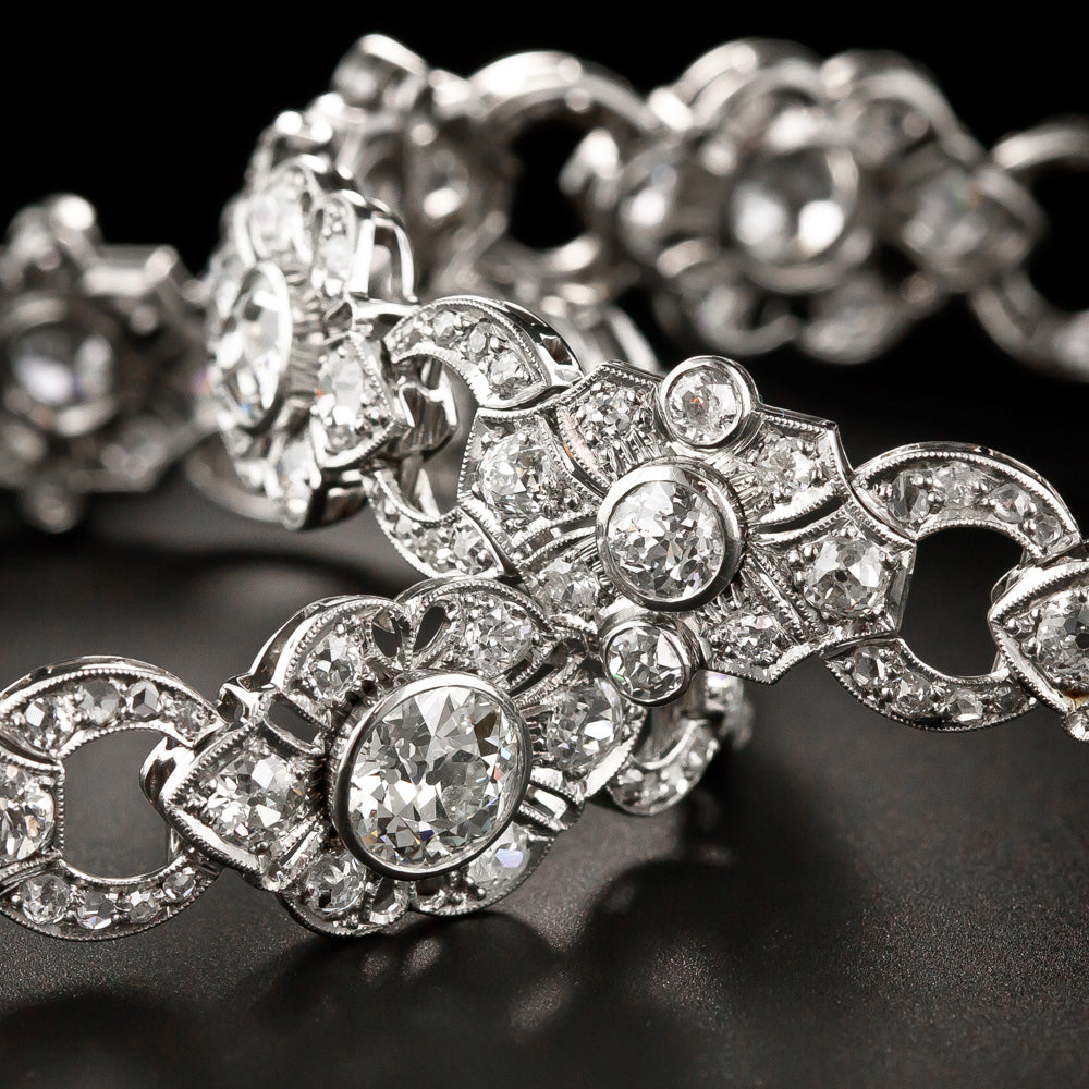 Early-Art Deco Bracelets and Choker Necklace   - 11