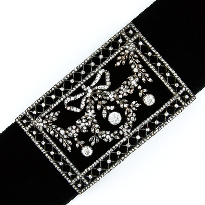 Early Edwardian Diamond Stomacher/Choker