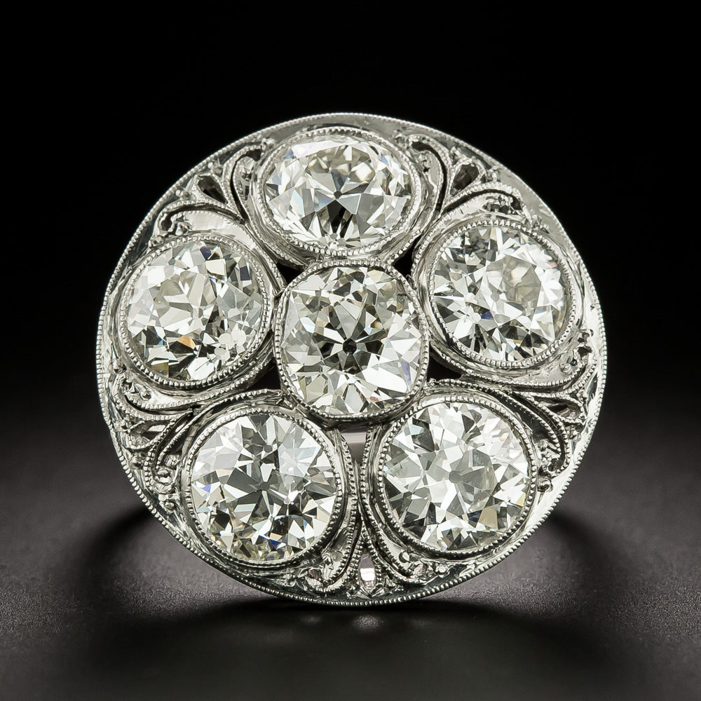Edwardian 6.04 Carat Diamond Ring by Byard Brogan - GIA - 3