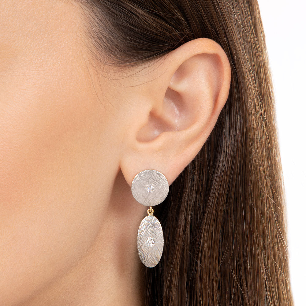 Edwardian Diamond Dangle Earrings - 3