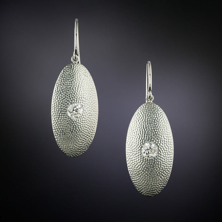 Edwardian Diamond Dangle Earrings