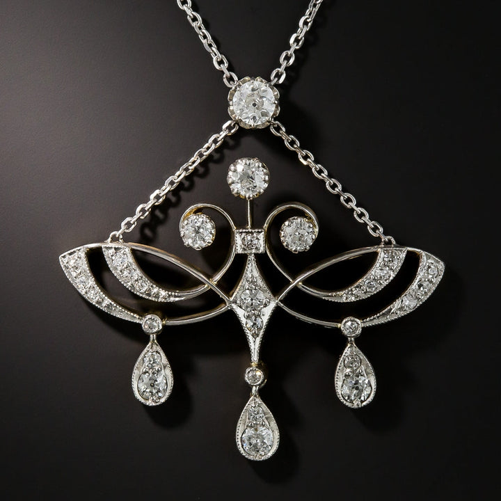 Edwardian Diamond Lavaliere