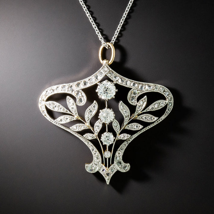 Edwardian Diamond Lavaliere