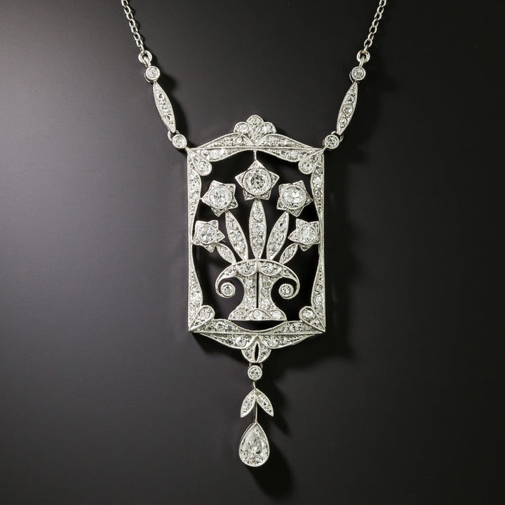 Edwardian Diamond Lavaliere