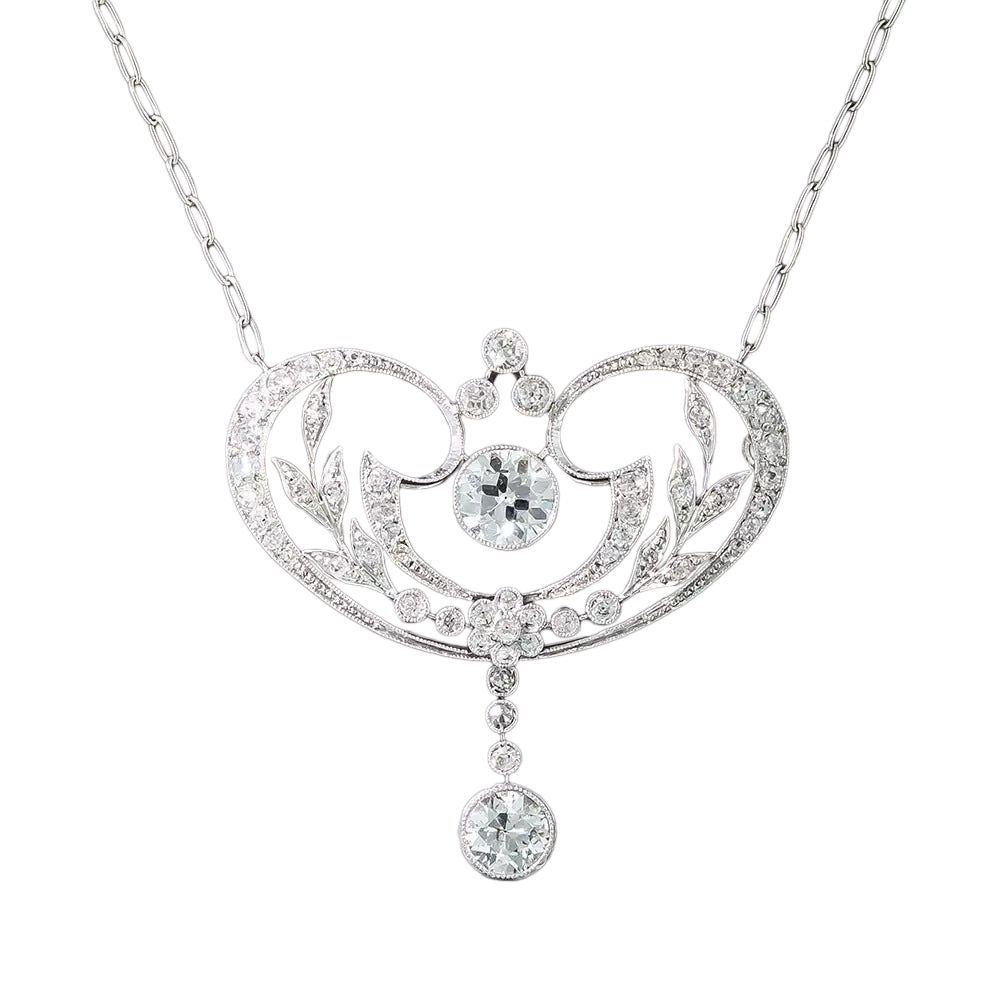 Edwardian Diamond Necklace - 2