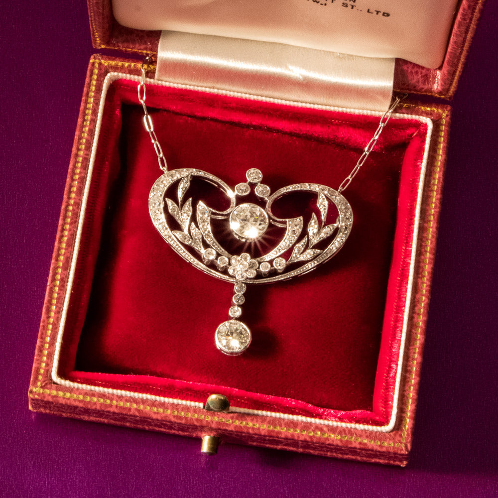 Edwardian Diamond Necklace - 7