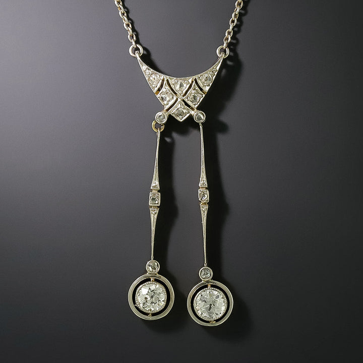 Edwardian Diamond Negligee Necklace