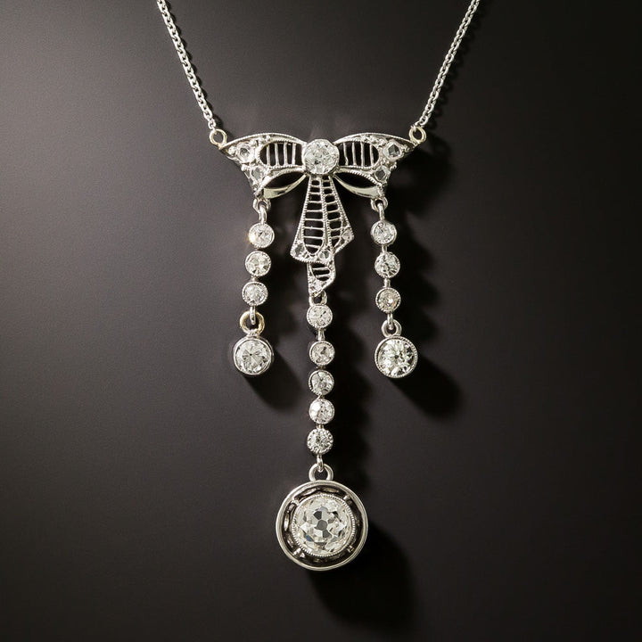 Edwardian Diamond Négligée Necklace