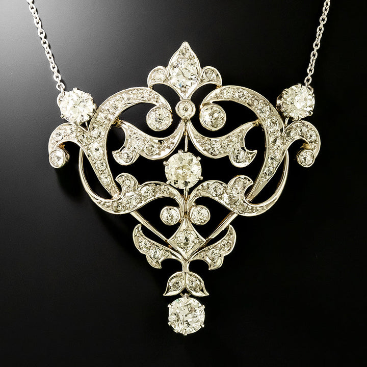 Edwardian Diamond Pendant