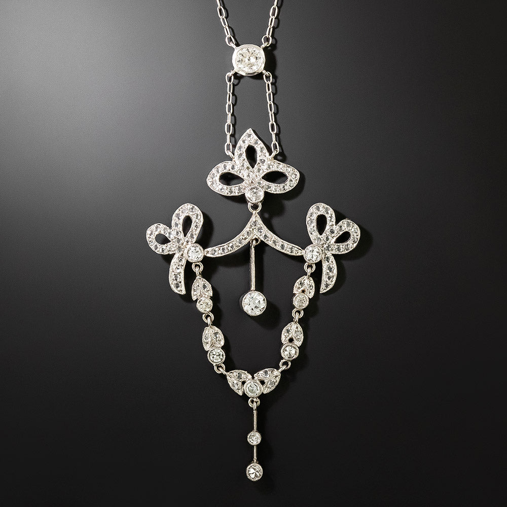 Edwardian-Style Diamond Lavalière Necklace - 2