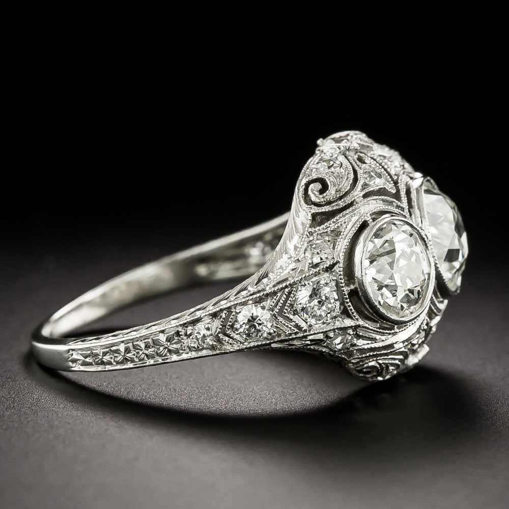 Edwardian Three-Stone Diamond Ring  - 3