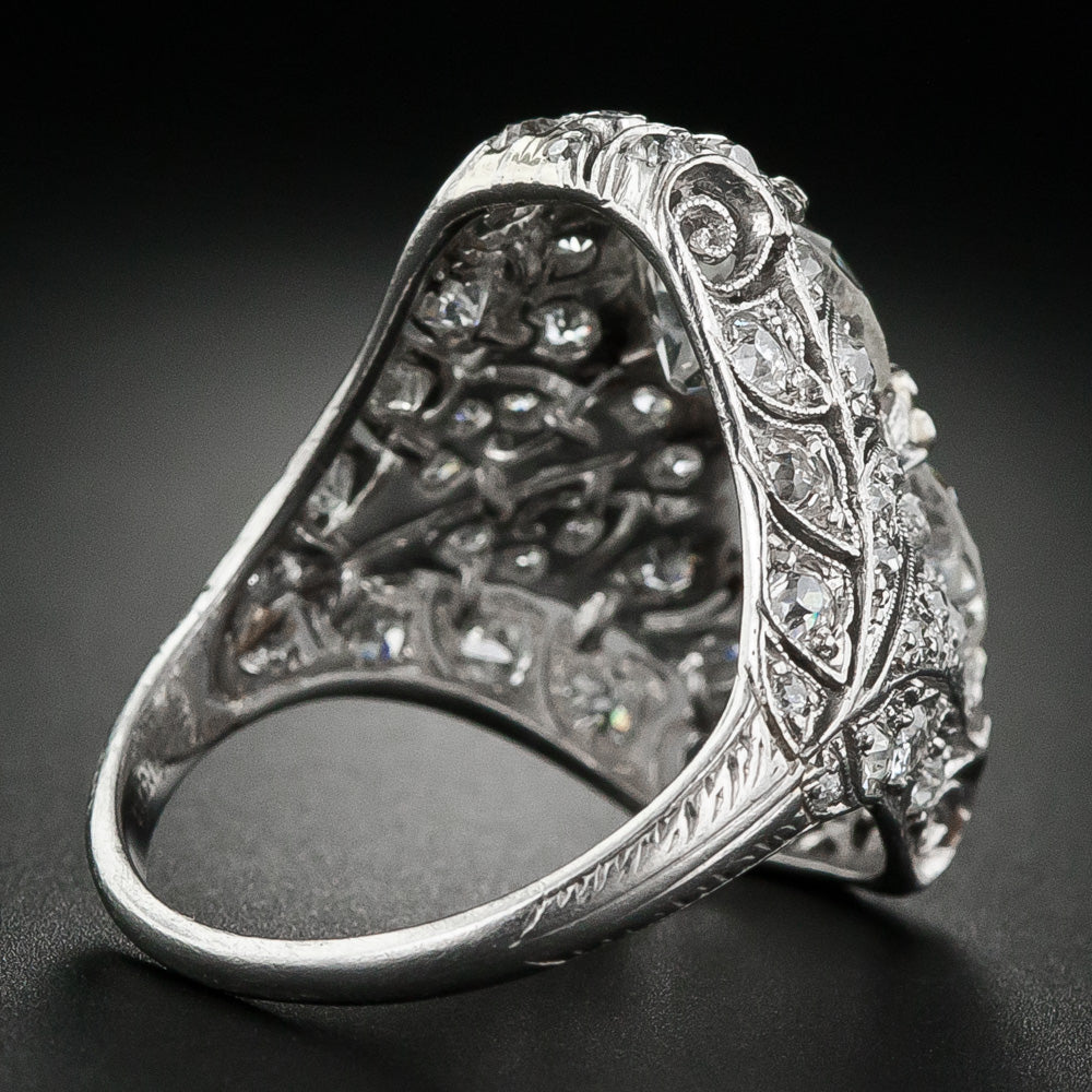 Edwardian Toi et Moi Diamond Dinner Ring - 9
