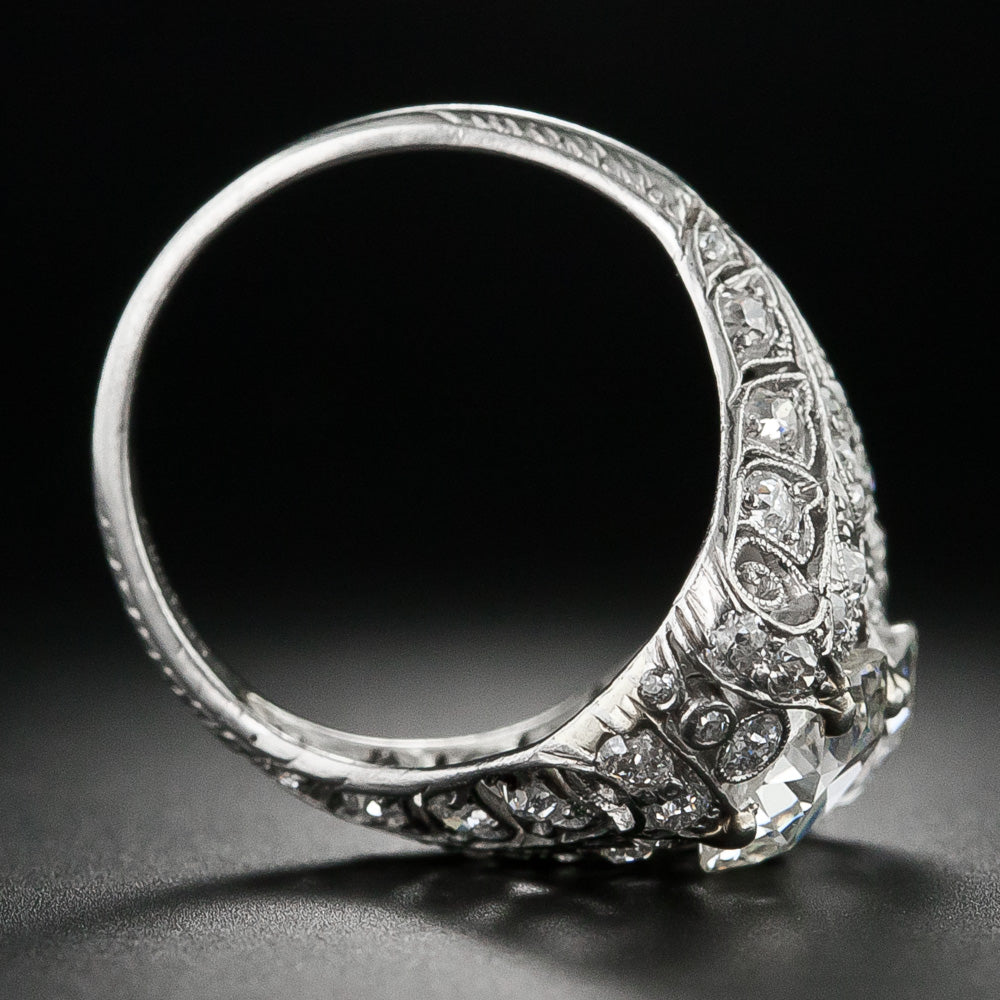 Edwardian Toi et Moi Diamond Dinner Ring - 10