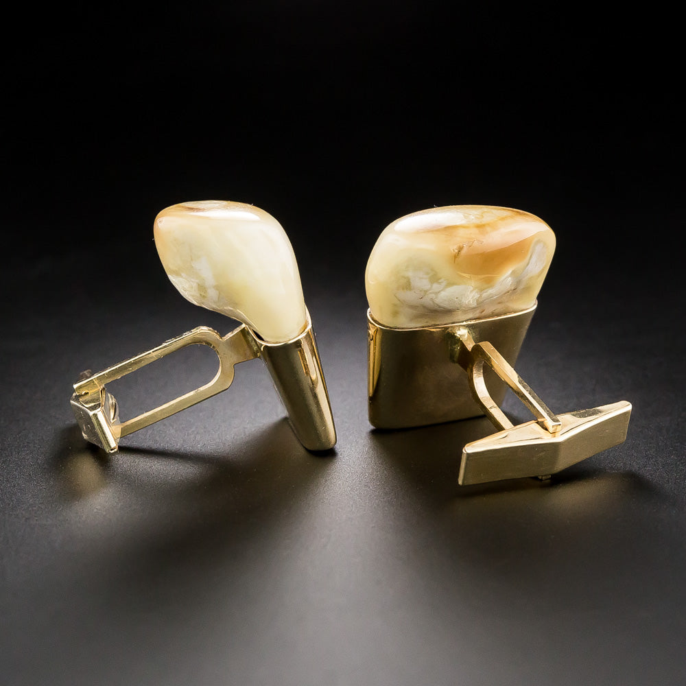 Elk Tooth Cufflinks - 4