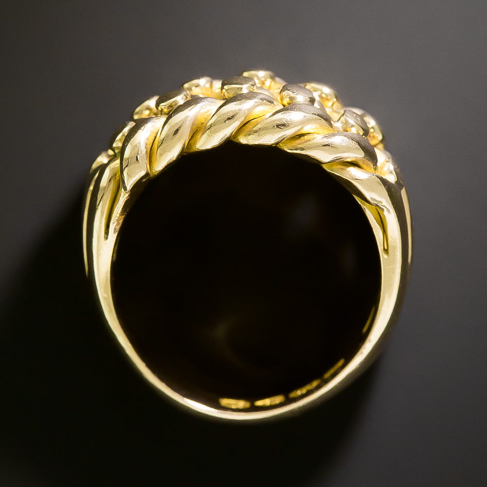 English 18K Keeper Ring, 1911 - 5