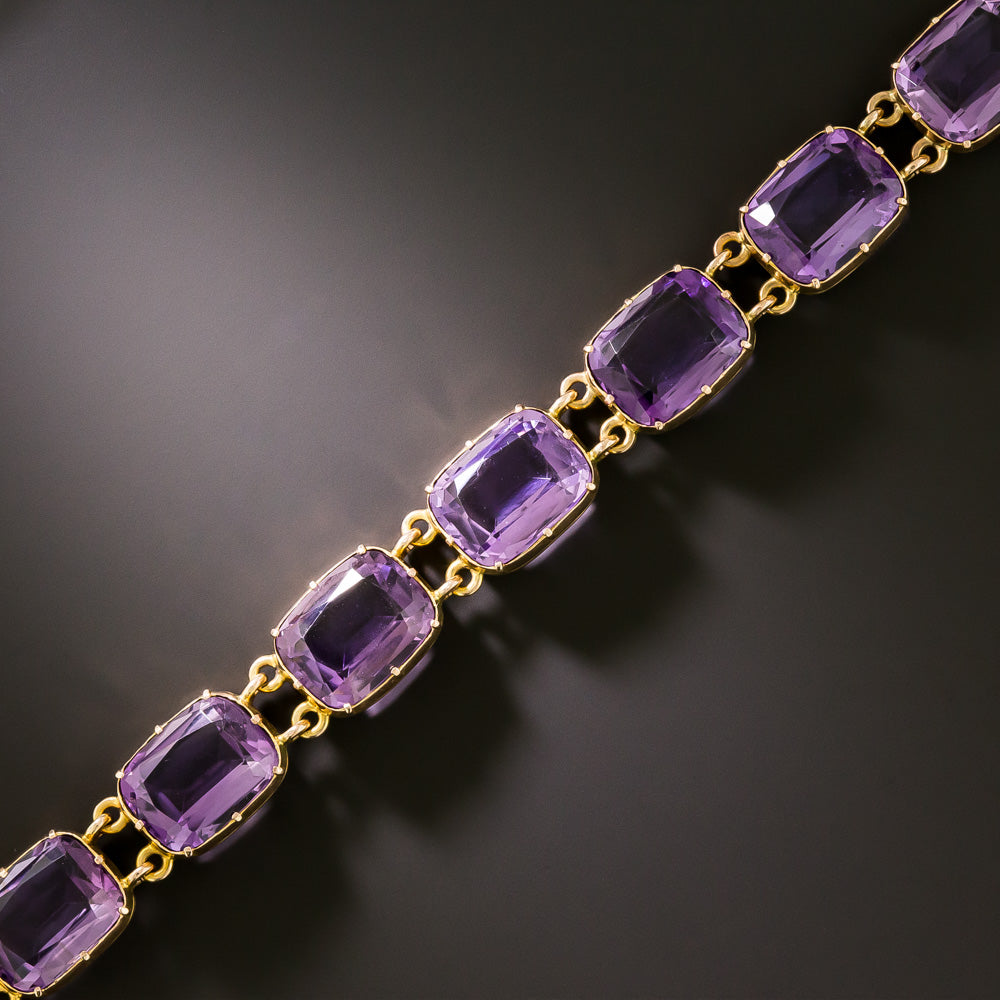 English Victorian Amethyst Bracelet - 3
