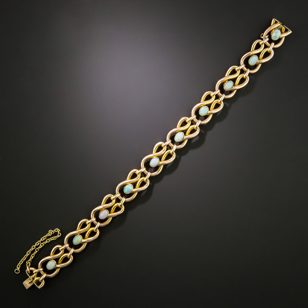 English Victorian Opal Bracelet - 3