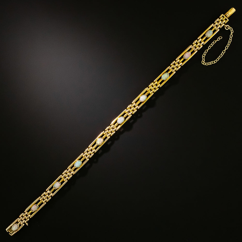 Victorian Opal Gate Bracelet - 2