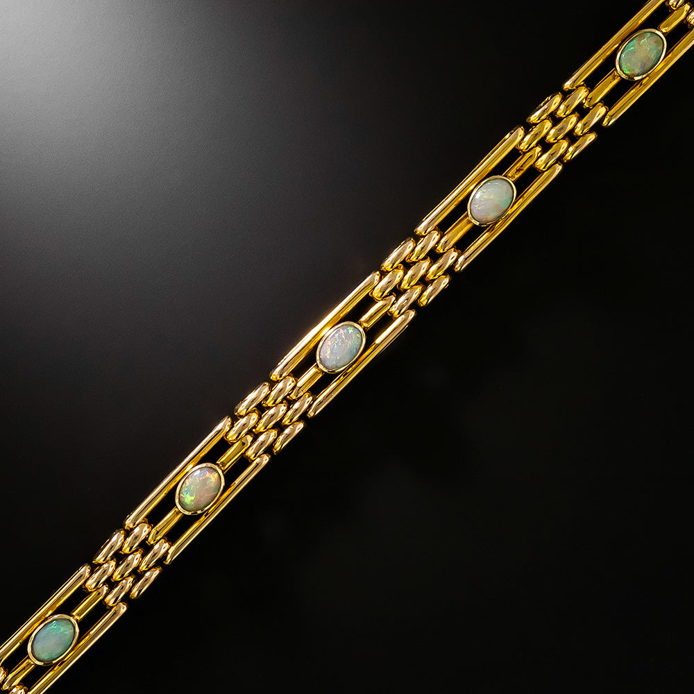 Victorian Opal Gate Bracelet - 3