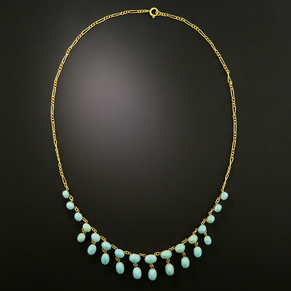 English Victorian Turquoise Necklace - 3