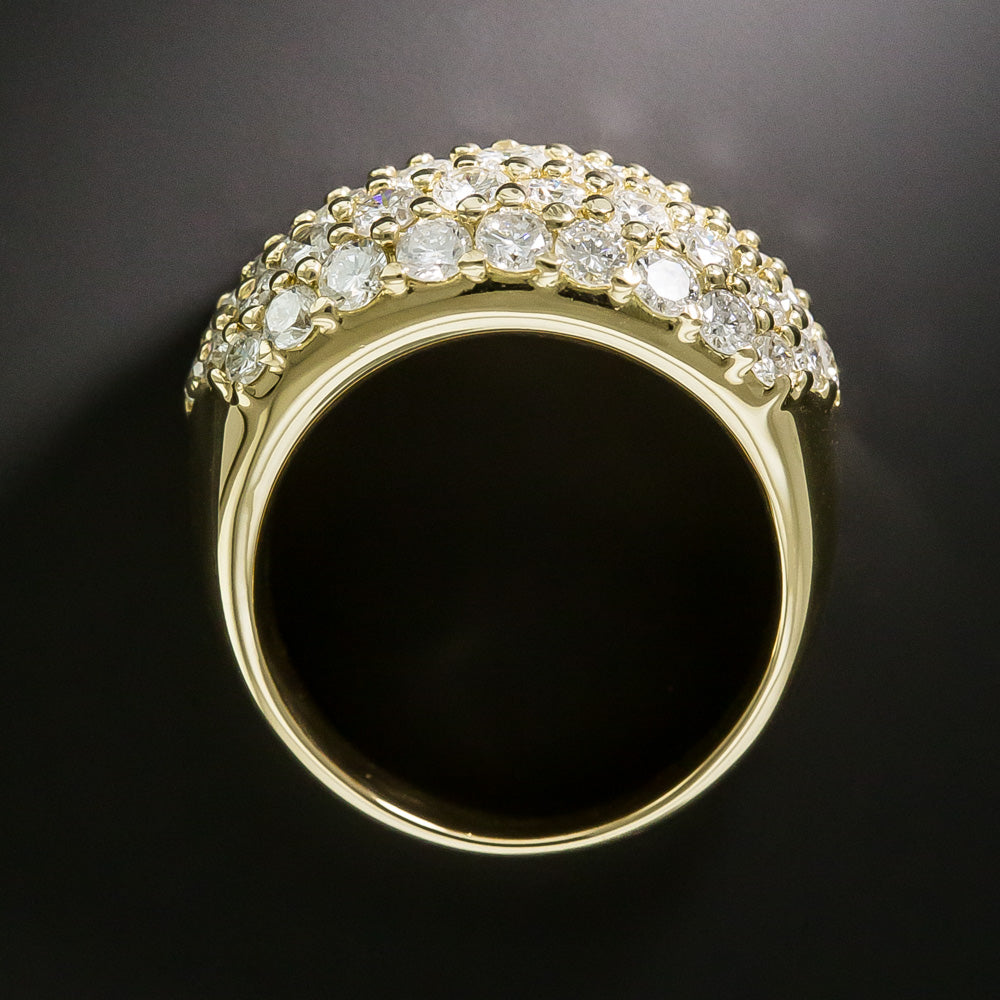 Estate 2.55 Carat Total Weight 5-Row Pave Diamond  - 5