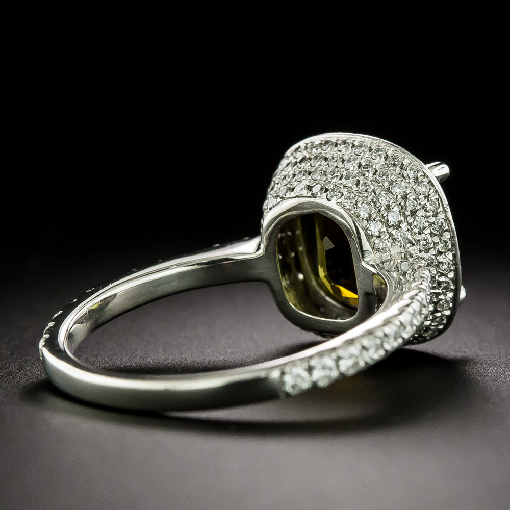 Estate 5.55 Carat Alexandrite and Diamond Ring - GIA - 6