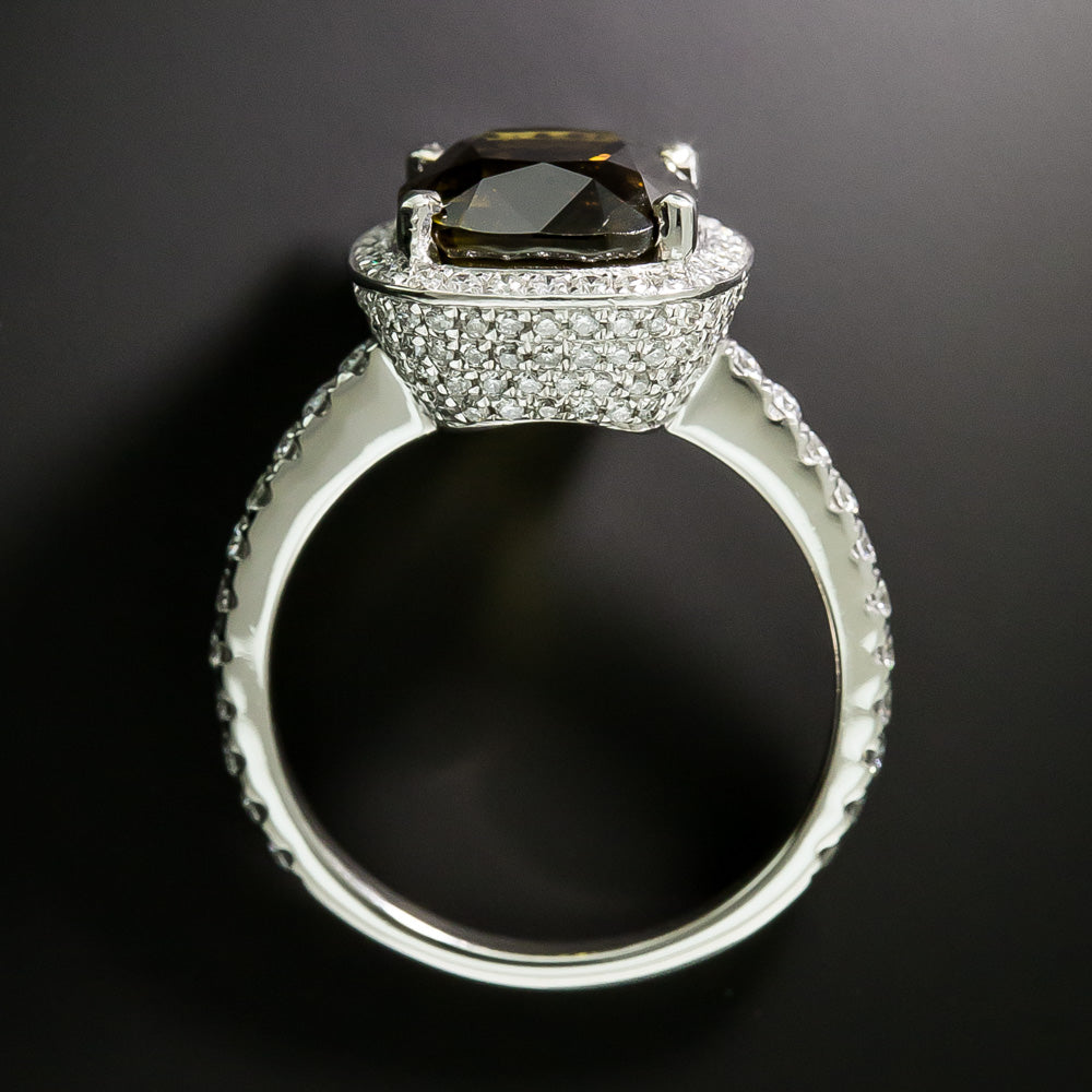 Estate 5.55 Carat Alexandrite and Diamond Ring - GIA - 7
