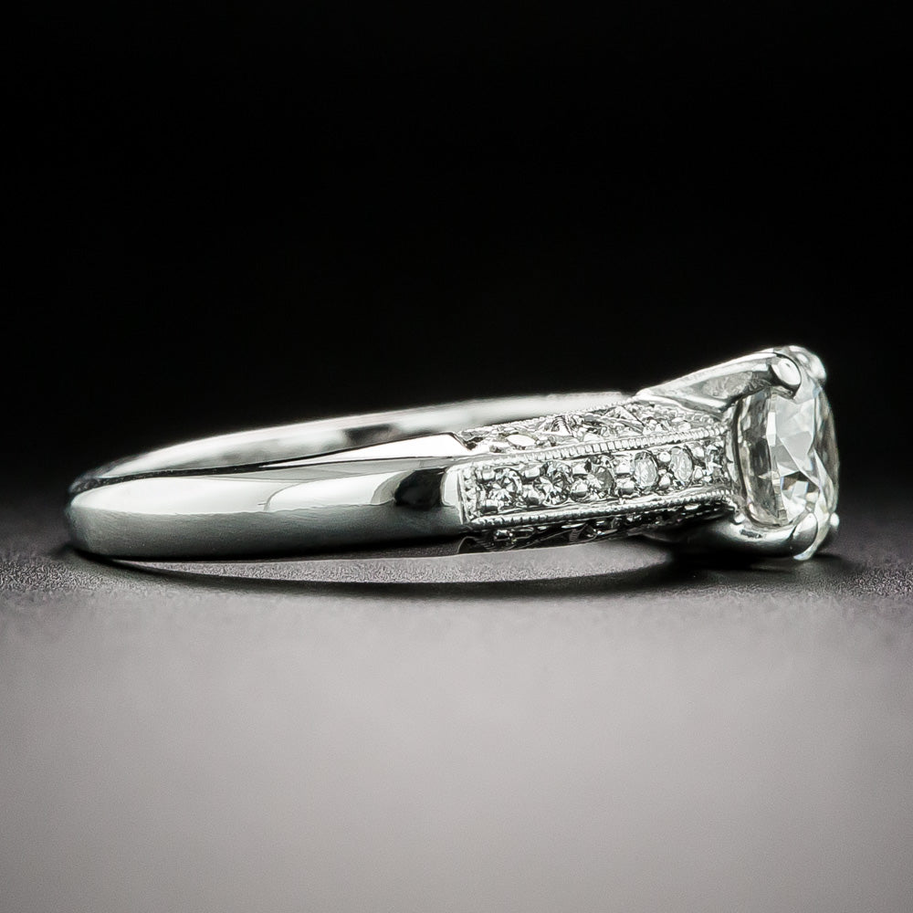 Estate .81 Carat Diamond Engagement Ring - 4